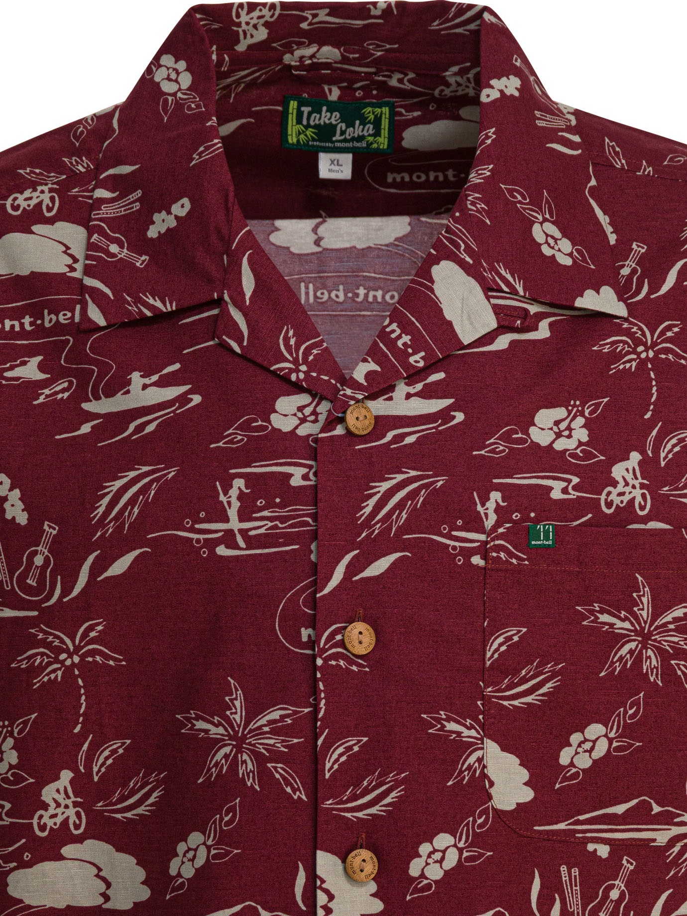 [Montbell] Shirts Short Sleeve FW25 2104584TAKE LOHA M'S ISLAND#3