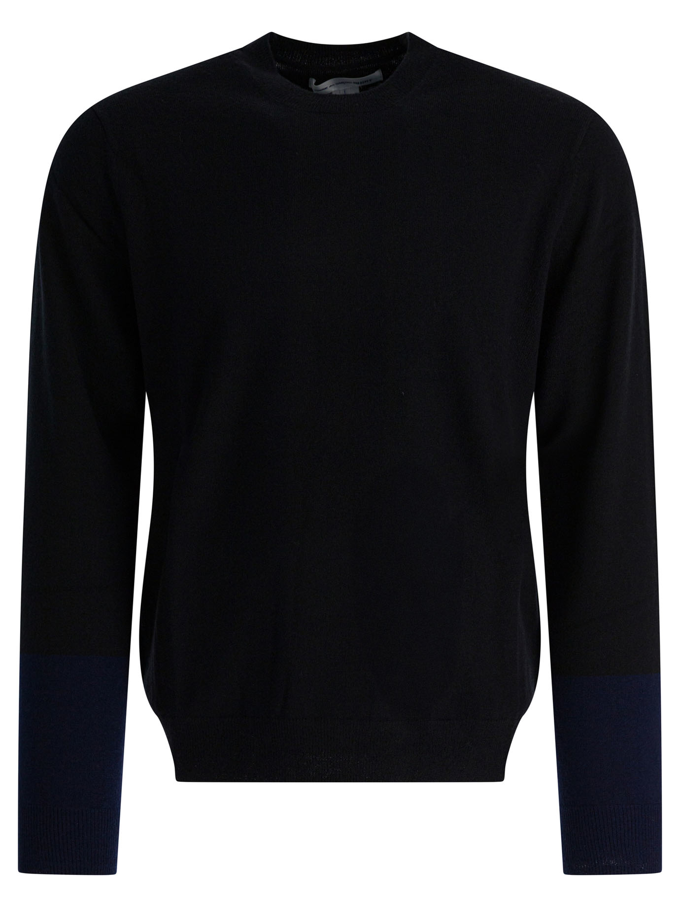 [COMME DES GARCONS FOREVER] Knitwear FW25 FZ-N112-PER1 BLACK/NAVY