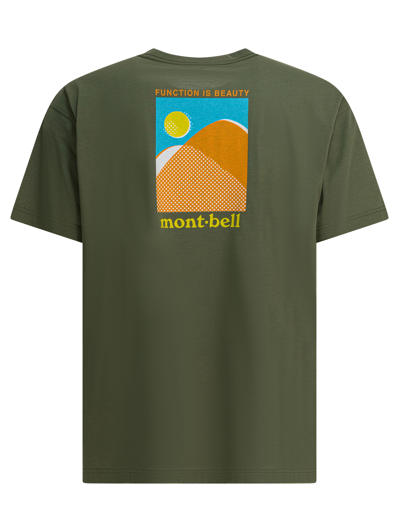 [Montbell] T-shirts Short Sleeve FW25 2304639WICKRON T MOUNTAINS & SUNKH