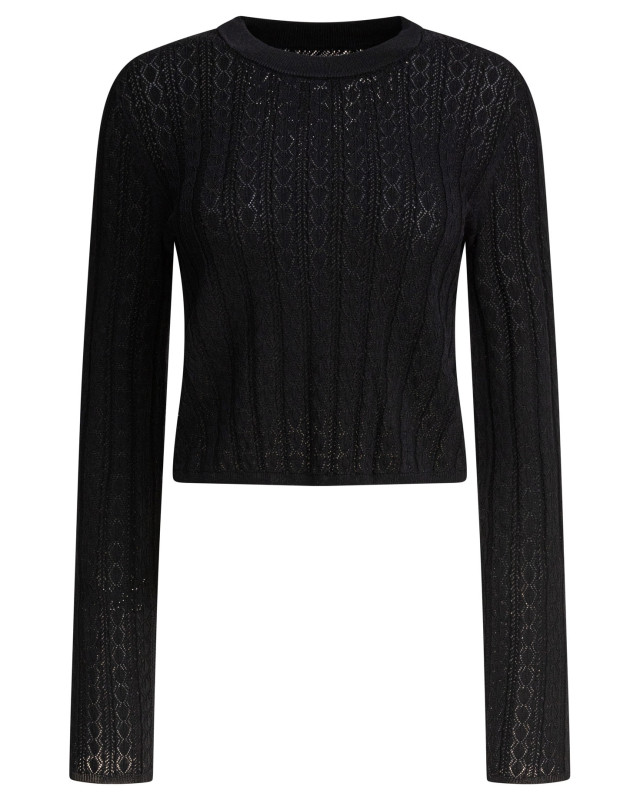 [LOULOU STUDIO] Knitwear SS25 TINOSBLACK