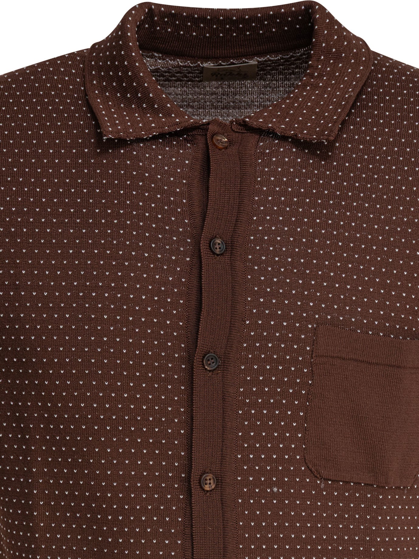 [Rakki] Shirts Short Sleeve SS25 JUNEAU TKTABACCO-PANNA