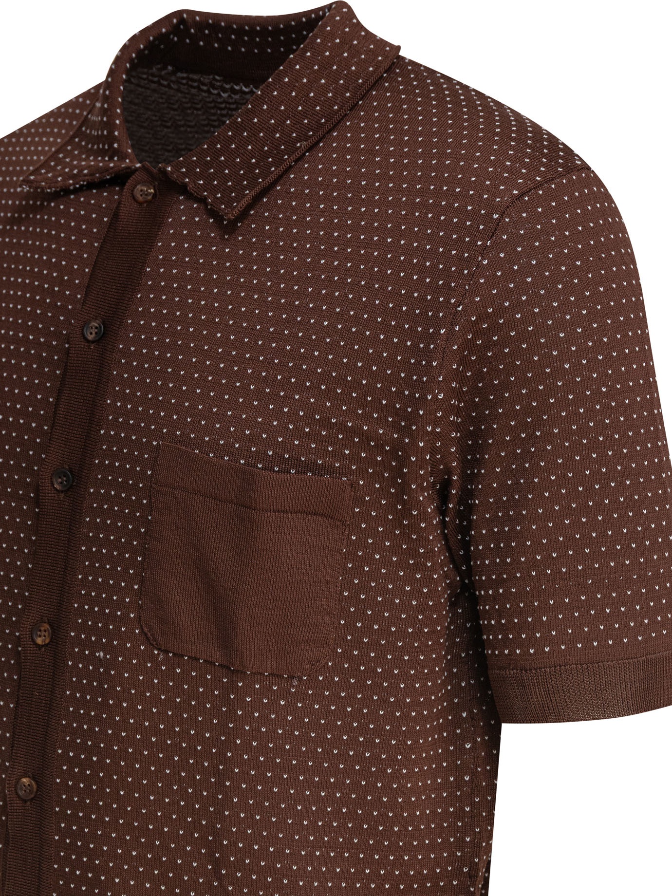 [Rakki] Shirts Short Sleeve SS25 JUNEAU TKTABACCO-PANNA