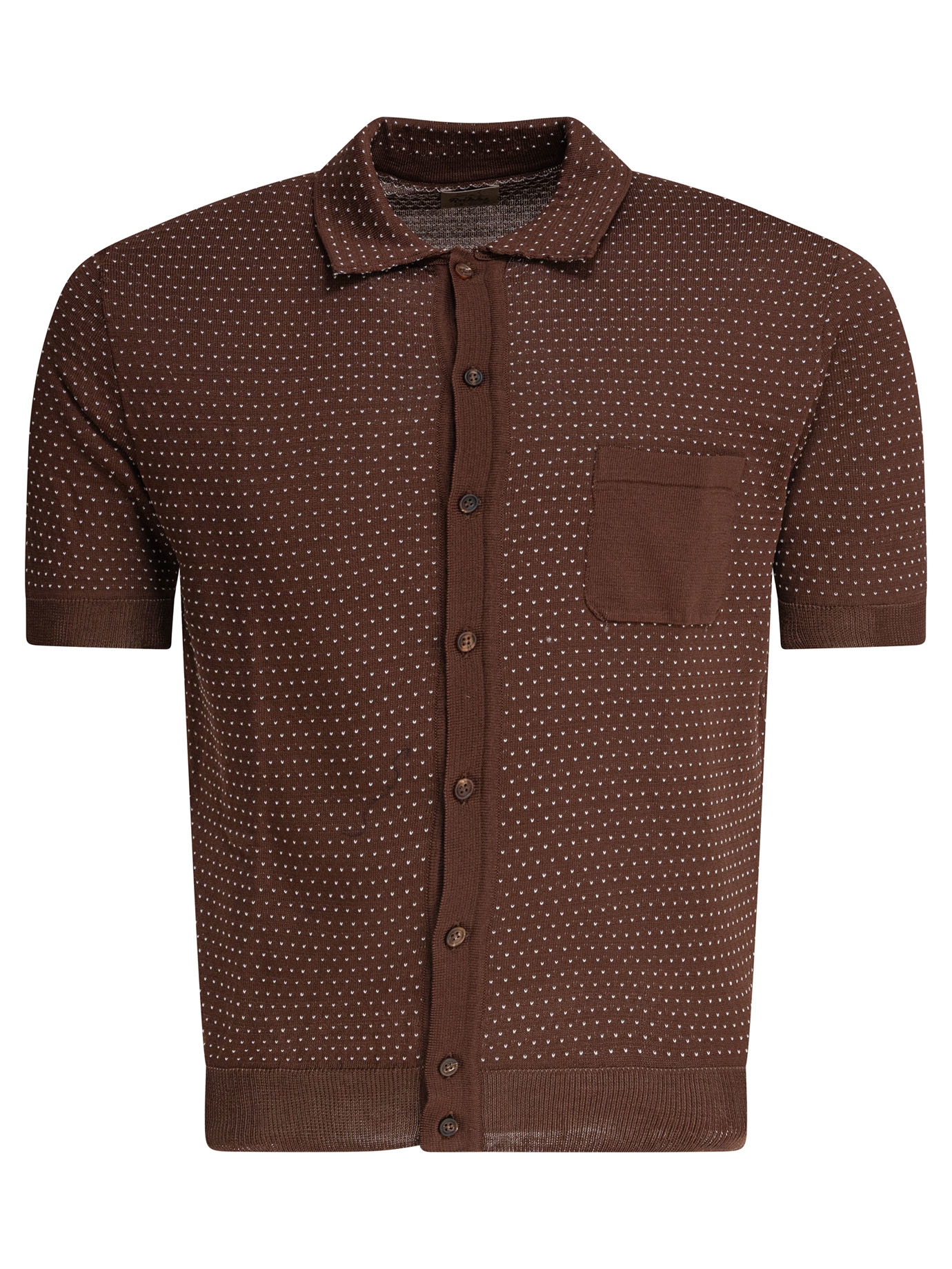 [Rakki] Shirts Short Sleeve SS25 JUNEAU TKTABACCO-PANNA