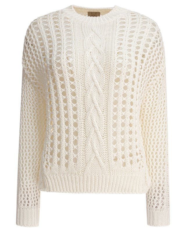 [Rakki] Knitwear SS25 SUMMER BREATHLESSBIANCO LATTE
