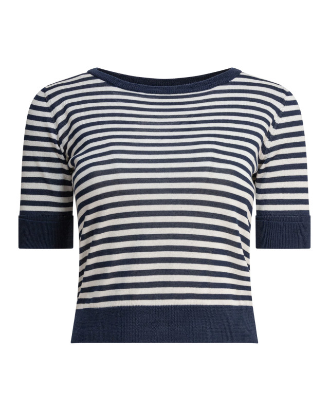 [Rakki] T-shirts Short Sleeve SS25 LA MARINIEREBLEU-PANNA