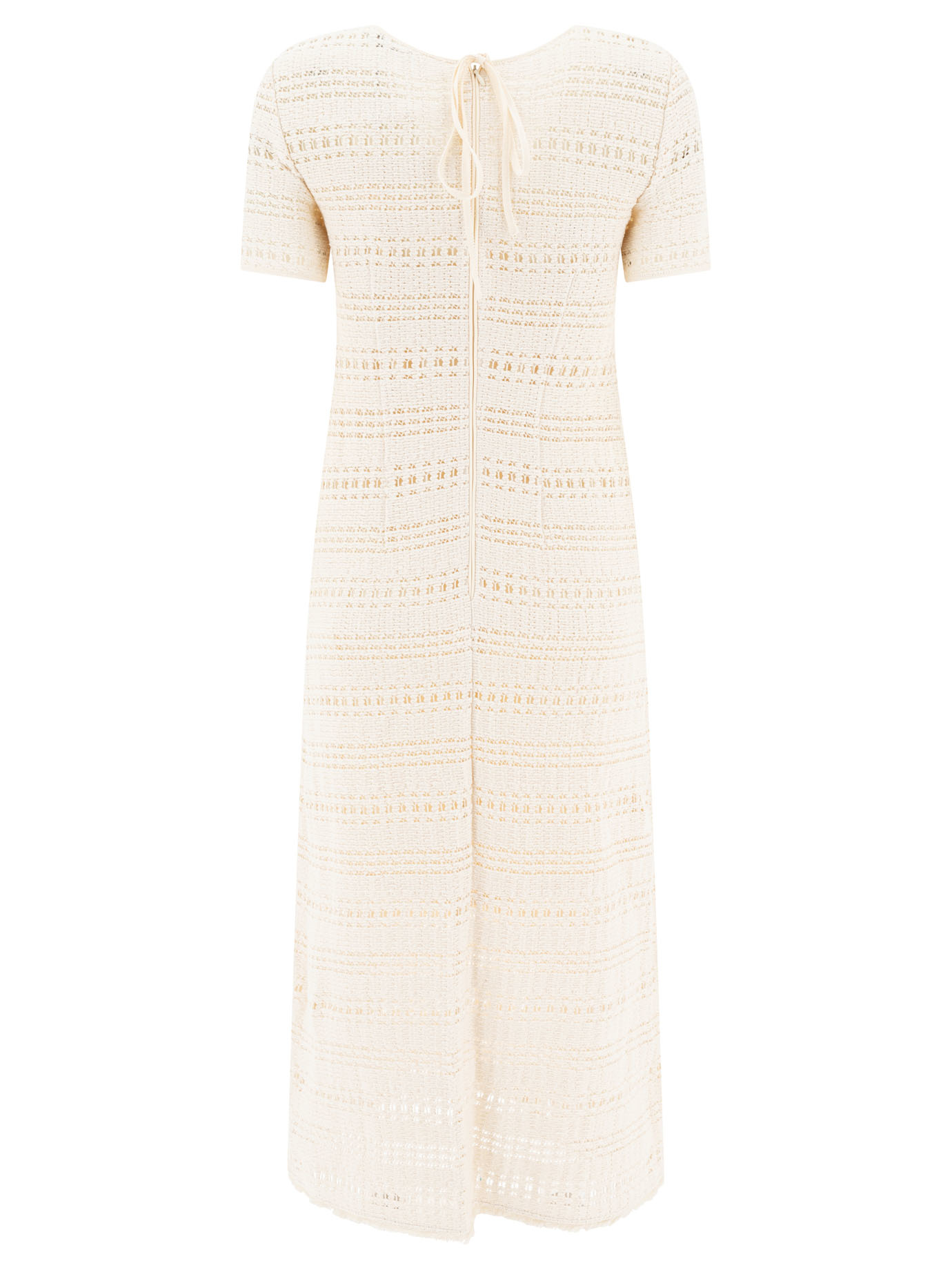 [SANDBEIGE] Short sleeve dress SS25 SBB2OP10ACIVORY