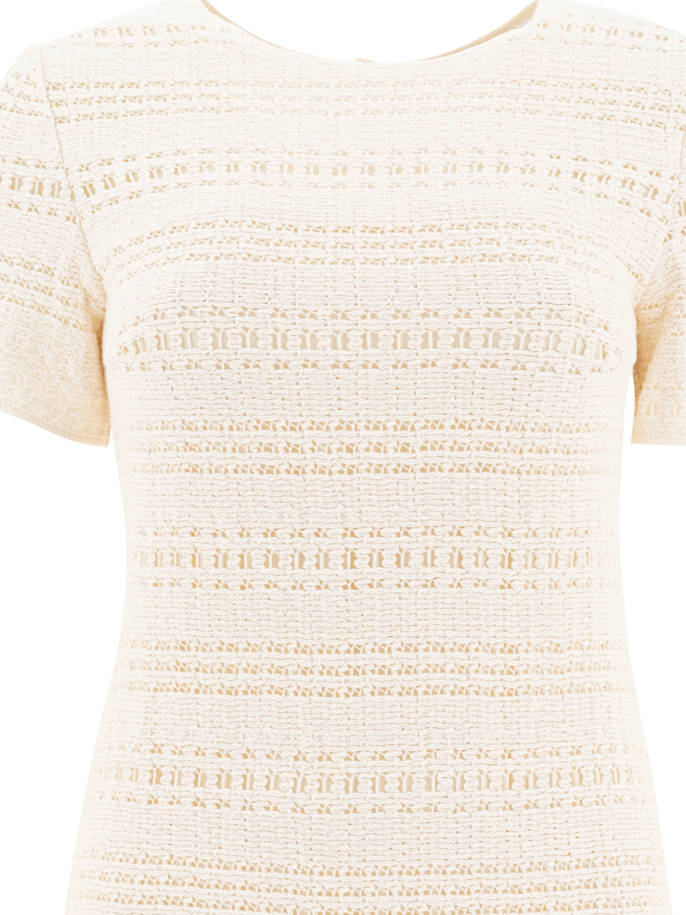 [SANDBEIGE] Short sleeve dress SS25 SBB2OP10ACIVORY