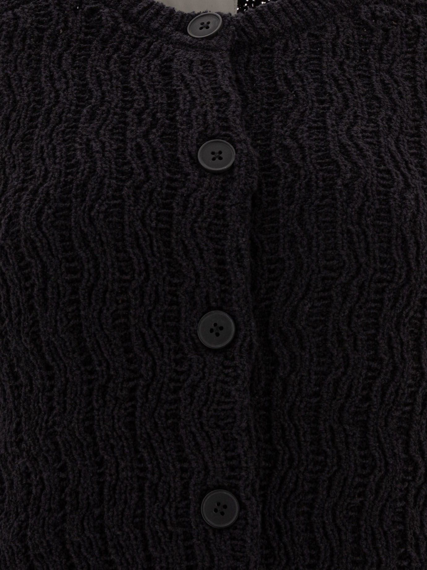 [LOULOU STUDIO] Cardigan SS25 SEANBLACK