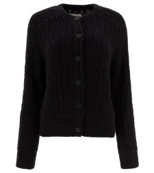 [LOULOU STUDIO] Cardigan SS25 SEANBLACK