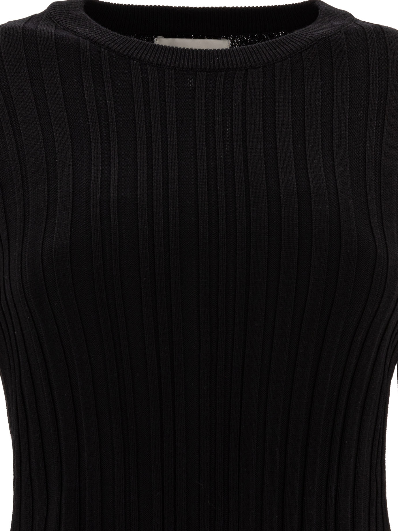 [LOULOU STUDIO] T-shirts Long Sleeve SS25 ELSABLACK