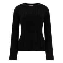 [LOULOU STUDIO] T-shirts Long Sleeve SS25 ELSABLACK
