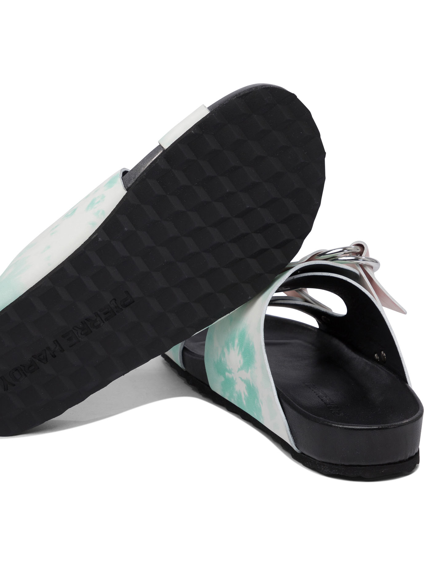 [Pierre Hardy] Sandals SS25 VN01CALFMULTI TIE AND DYE-BLACK