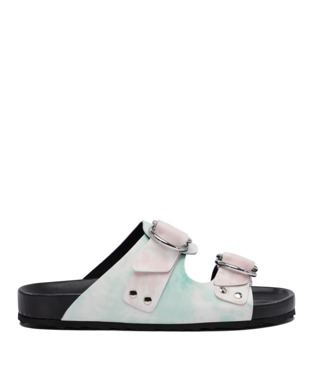 [Pierre Hardy] Sandals SS25 VN01CALFMULTI TIE AND DYE-BLACK