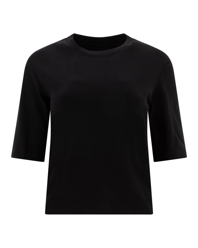 [SANDBEIGE] T-shirts Short Sleeve SS25 SBB2TS12ACBLACK