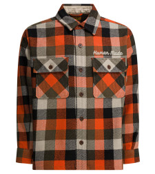 [Human Made] Shirts Long Sleeve FW25 HM30SH013ORANGE