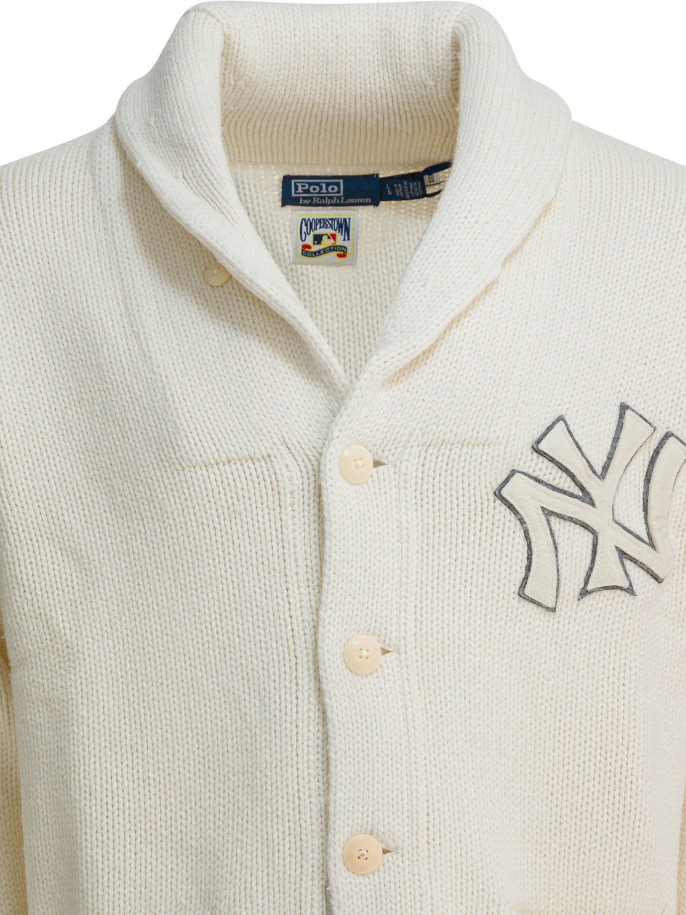 [Polo Ralph Lauren] Cardigan FW25 710982821001ANDOVER CREAM COMBO