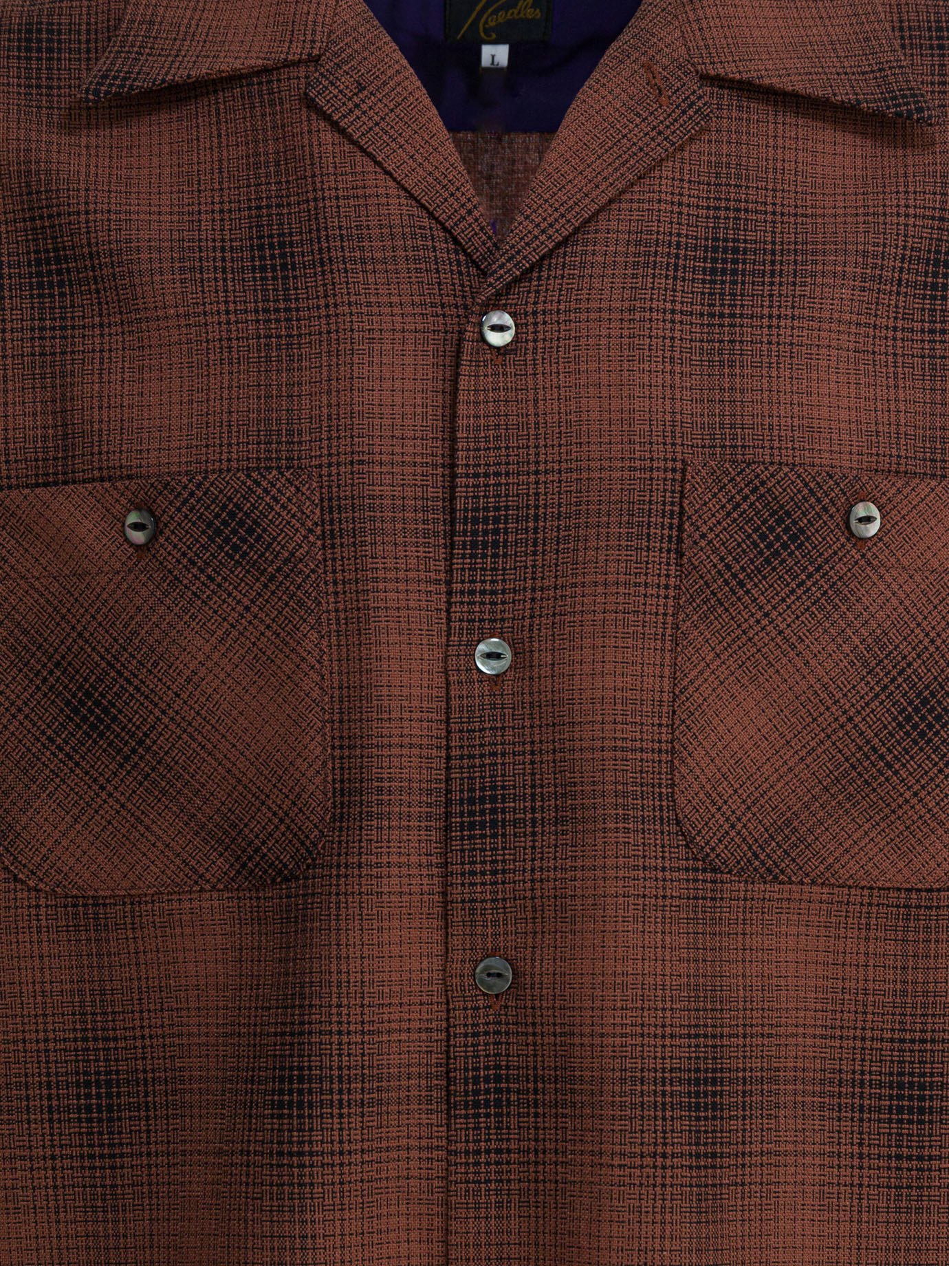 [Needles] Shirts Long Sleeve FW25 RW163B-SALMON