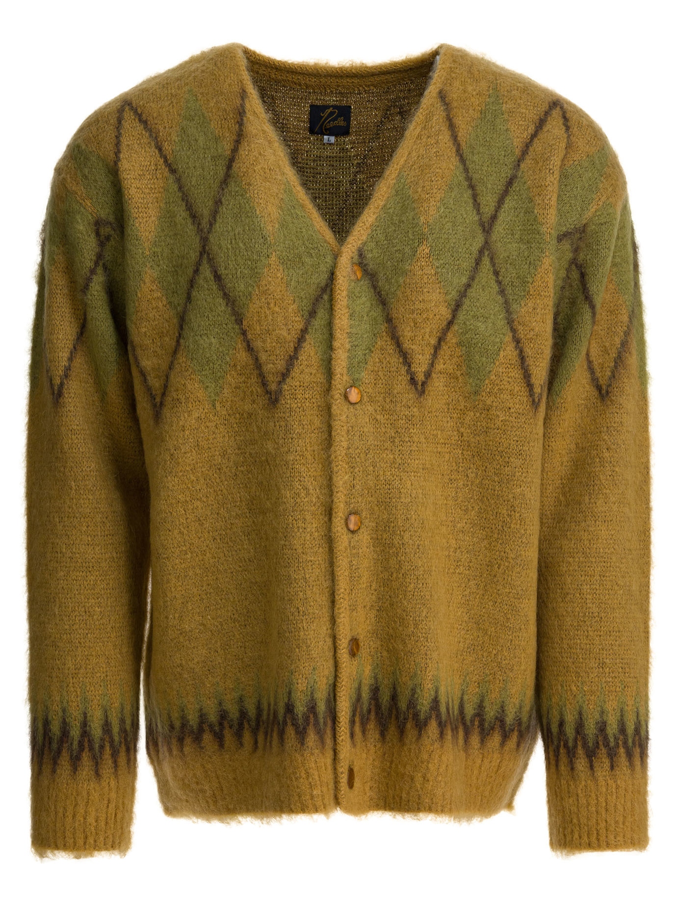 [Needles] Cardigan FW25 RW355MUSTARD