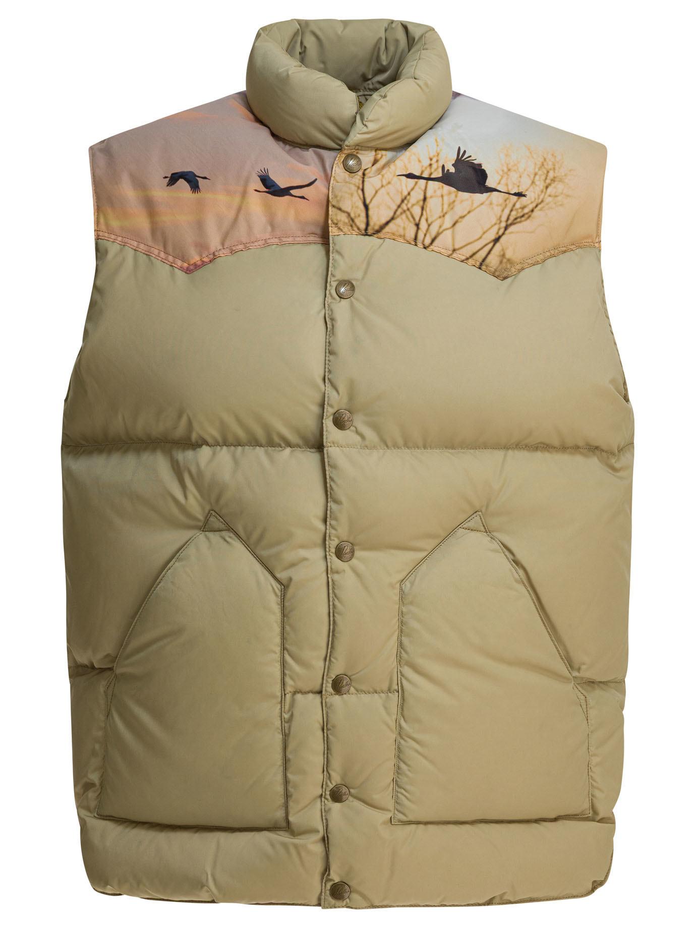 [Needles] Down Vest FW25 RW431A-BEIGE