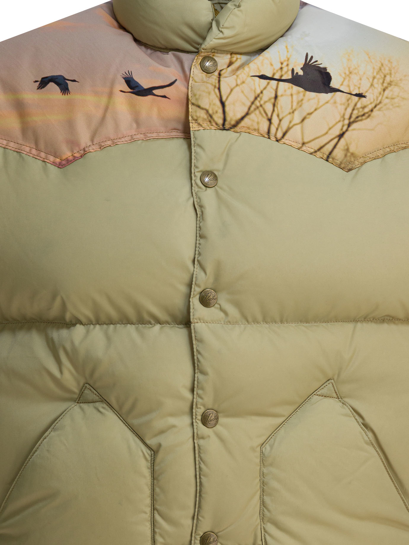 [Needles] Down Vest FW25 RW431A-BEIGE