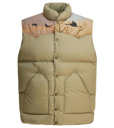 [Needles] Down Vest FW25 RW431A-BEIGE