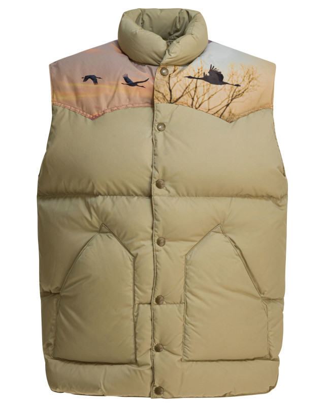 [Needles] Down Vest FW25 RW431A-BEIGE