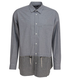 [Comme Des Garcons Homme] Shirts Long Sleeve FW25 HP-B019-W251 WHITE/BLACK