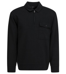 [VINCE] Shirts Long Sleeve FW25 M12779982A001BLK