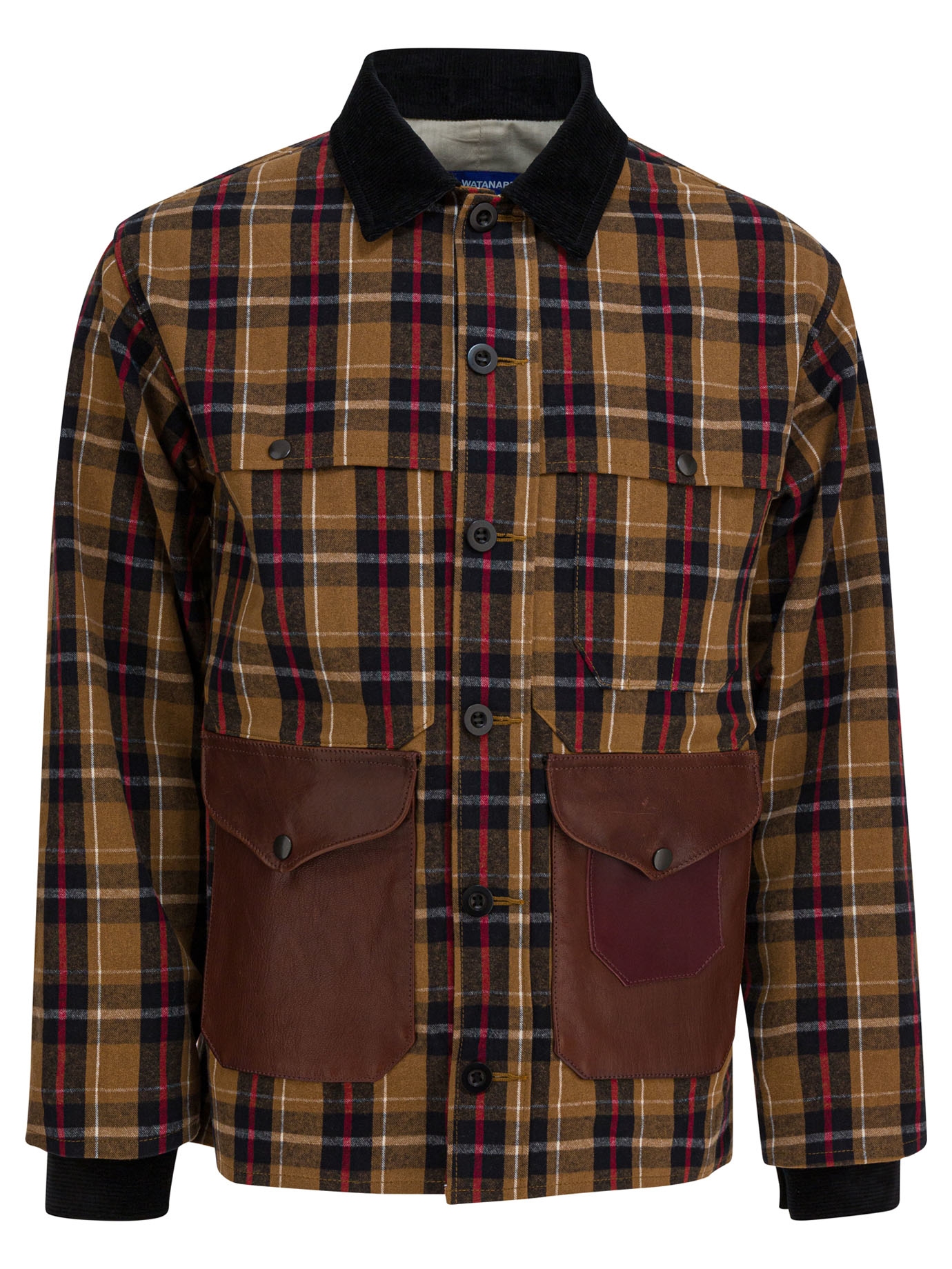 [Junya Watanabe MAN] Jacket FW25 WP-J024-W251 BGE/BLK/RED X