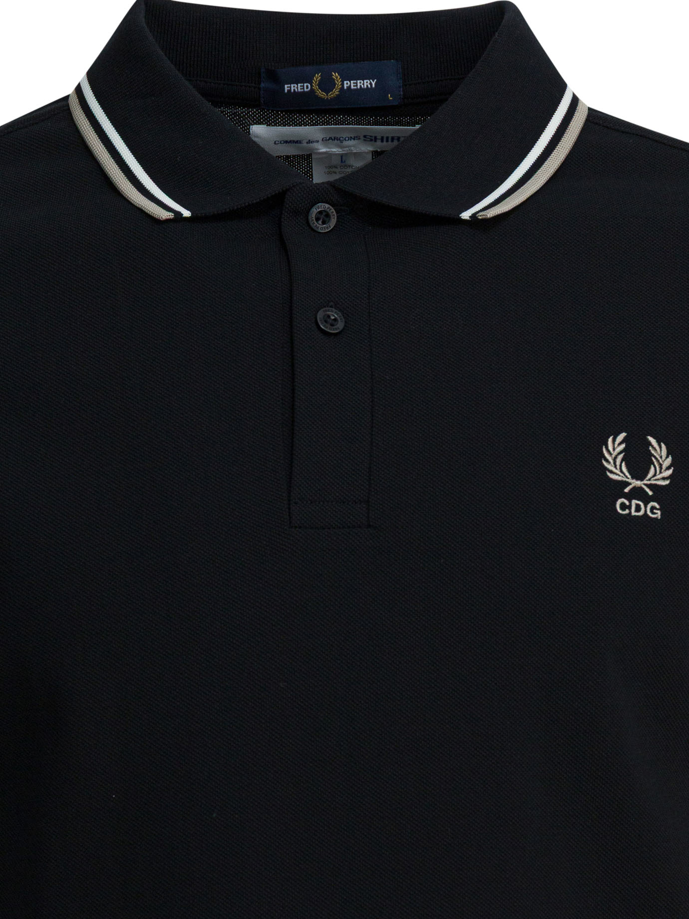 [COMME DES GARCONS SHIRT] Shirts Short Sleeve FW25 FP-T502-W251 BLACK