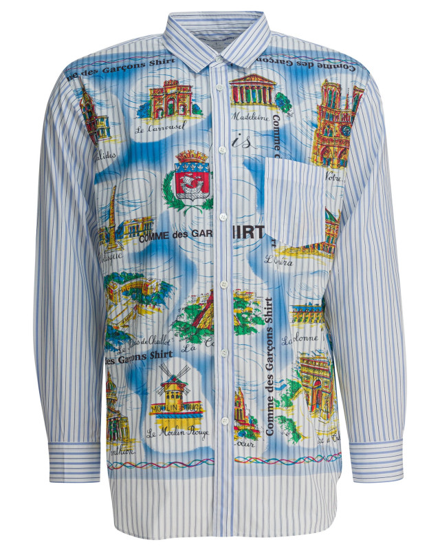 [COMME DES GARCONS SHIRT] Shirts Long Sleeve FW25 FP-B015-W251 STRIPE/MIX