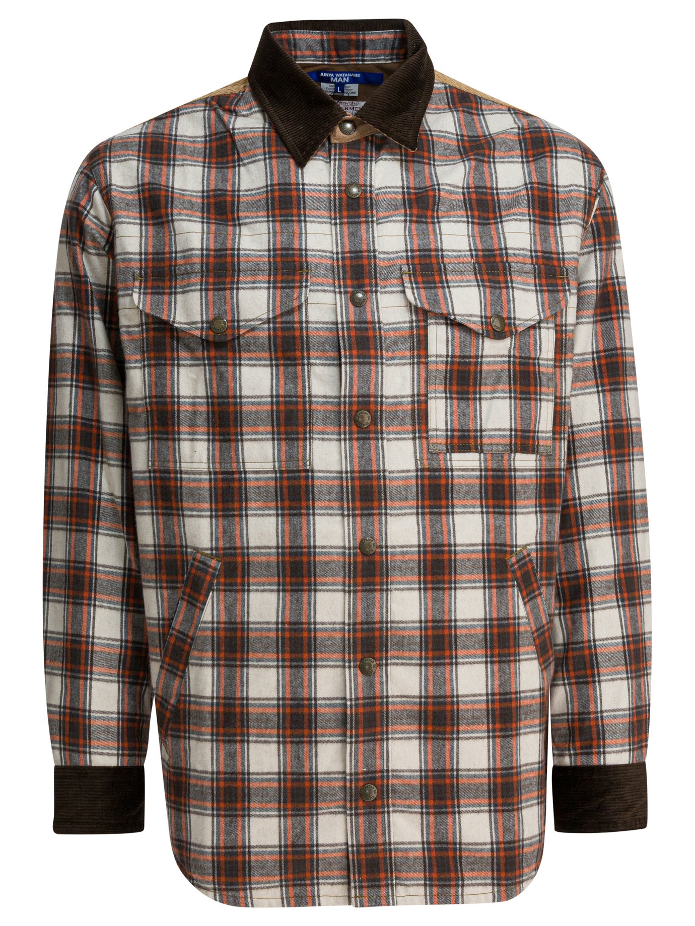 [Junya Watanabe MAN] Jacket FW25 WP-B001-W251 OFWHT/BRN X BE