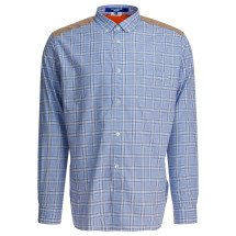 [Junya Watanabe MAN] Shirts Long Sleeve FW25 WP-B012-W251 SAX/NV/WH X OR
