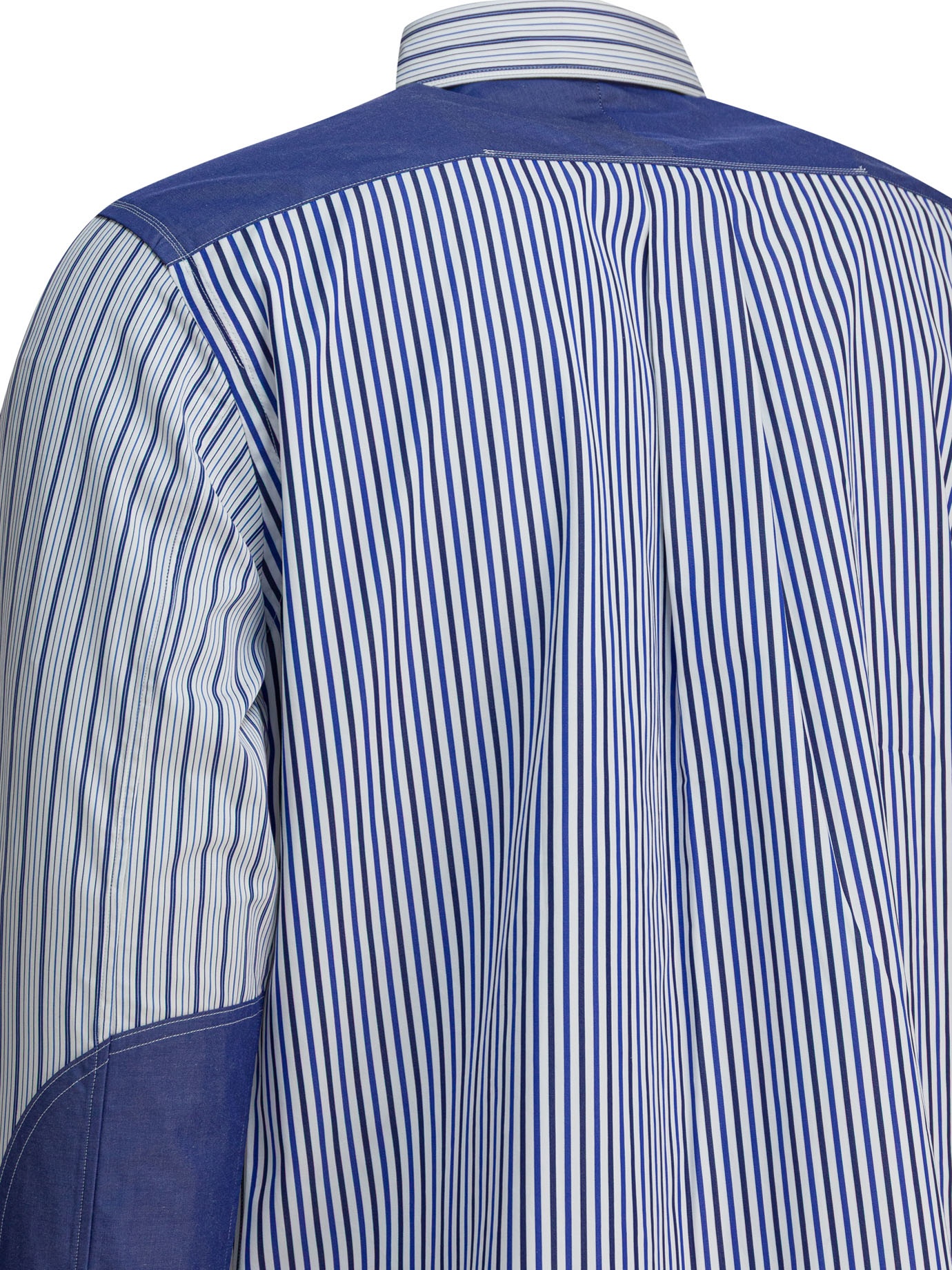 [Junya Watanabe MAN] Shirts Long Sleeve FW25 WP-B015-W251 WH/NV X WH/BLU