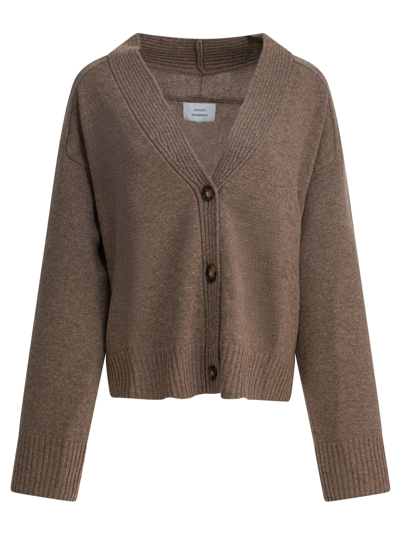 [LouLou De Saison] Cardigan FW25 KAIA LDSTAUPE MELANGE