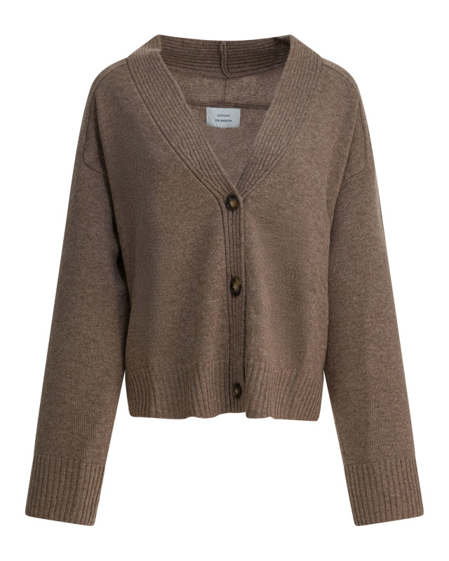 [LouLou De Saison] Cardigan FW25 KAIA LDSTAUPE MELANGE