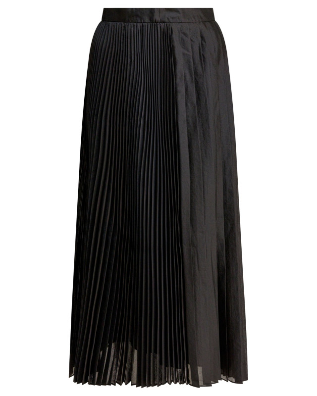 [SANDBEIGE] Long skirt FW25 SBB3SK02ACBLACK