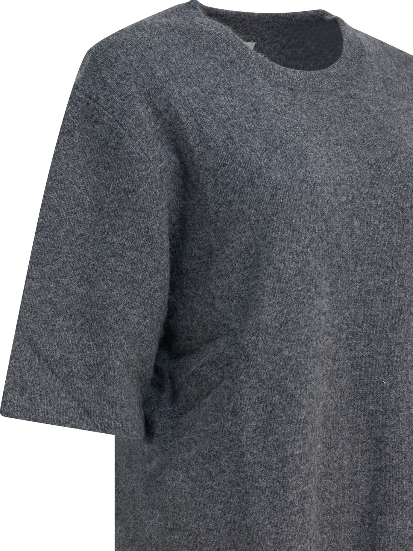 [LouLou De Saison] T-shirts Short Sleeve FW25 RAVENANTHRACITE MELANGE