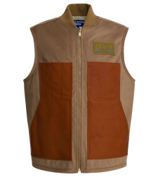 [Junya Watanabe MAN] Vest FW25 WP-V002-W251 BEIGE X BRN X