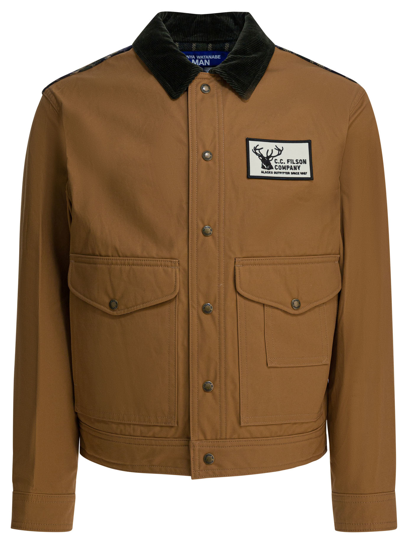 [Junya Watanabe MAN] Casual Jacket FW25 WP-J014-W251 BEIGE X NVY/GR