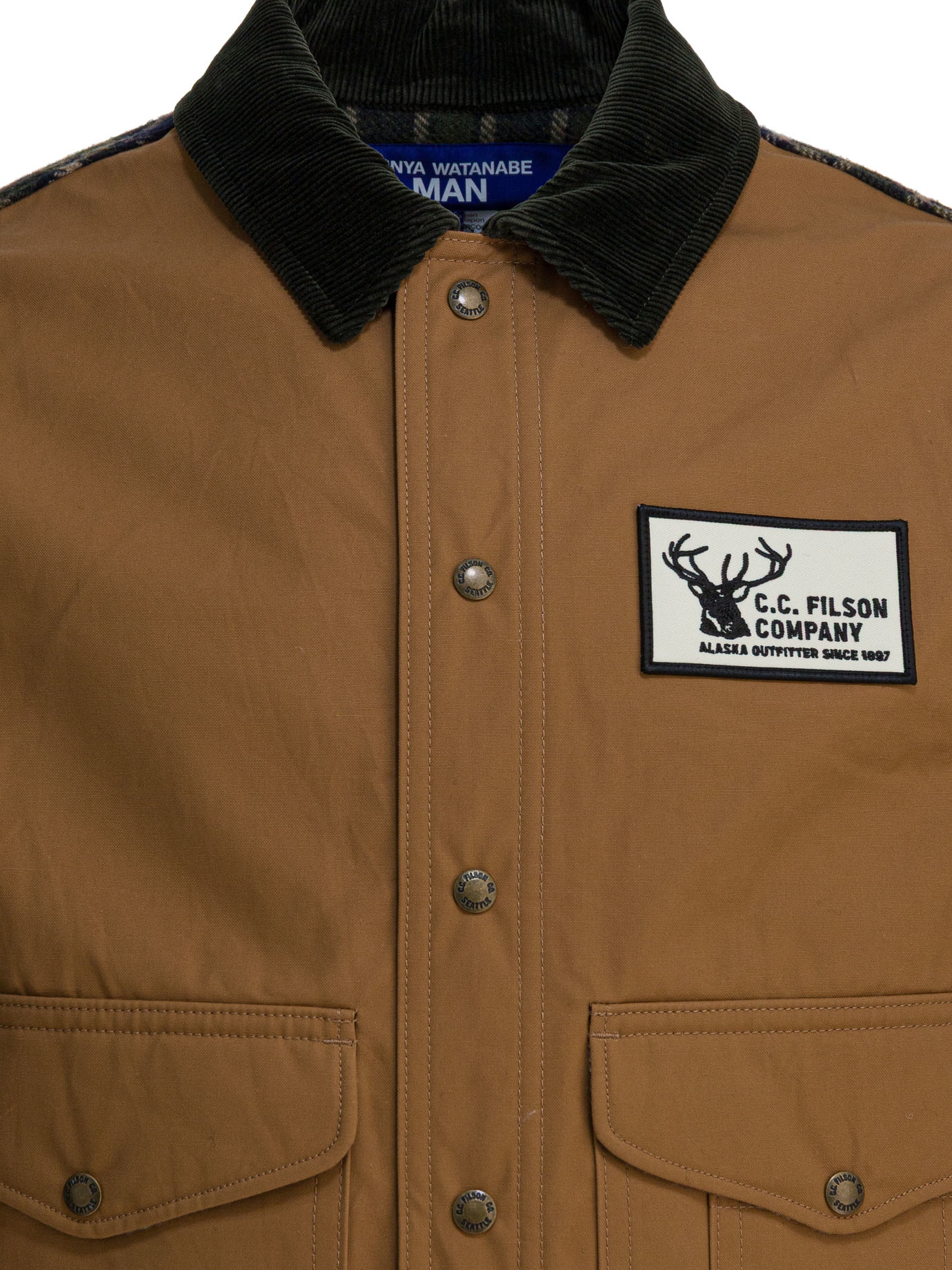 [Junya Watanabe MAN] Casual Jacket FW25 WP-J014-W251 BEIGE X NVY/GR