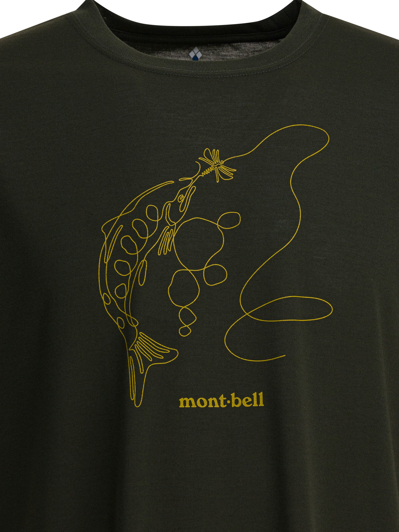 [Montbell] T-shirts Short Sleeve FW25 2304621WICKRON T SINGLE LINEDGN