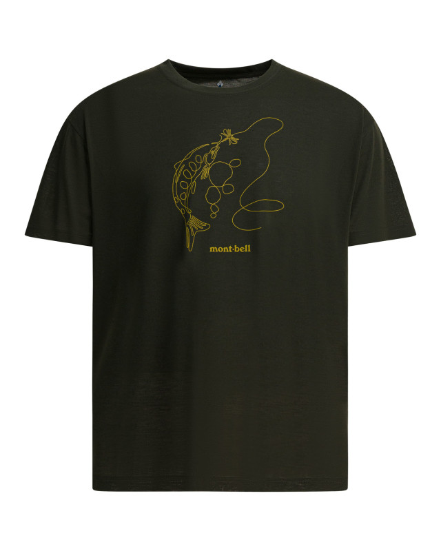 [Montbell] T-shirts Short Sleeve FW25 2304621WICKRON T SINGLE LINEDGN