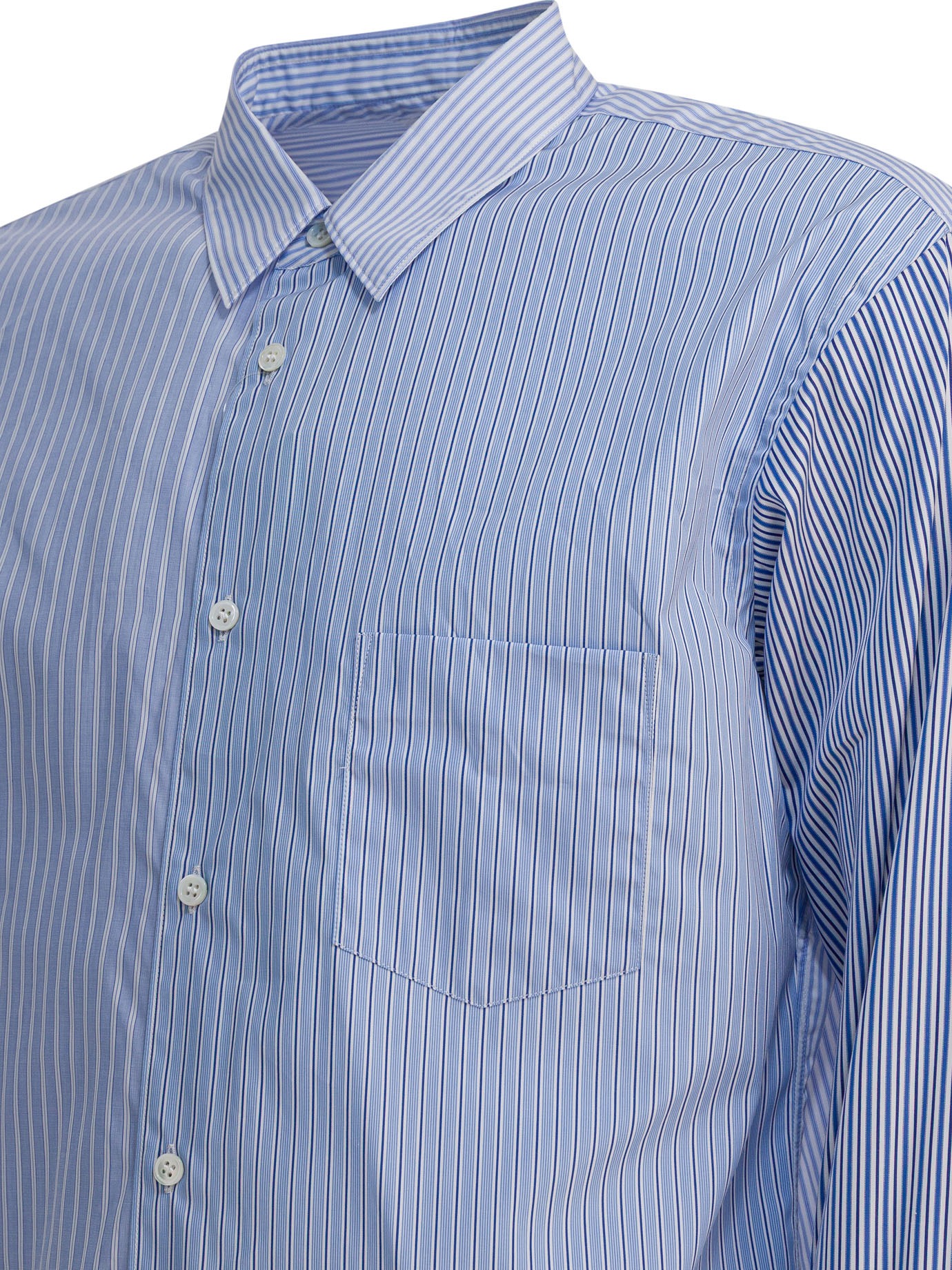 [COMME DES GARCONS FOREVER] Shirts Long Sleeve FW25 FZ-B107-PER1 STRIPE/MIX 1