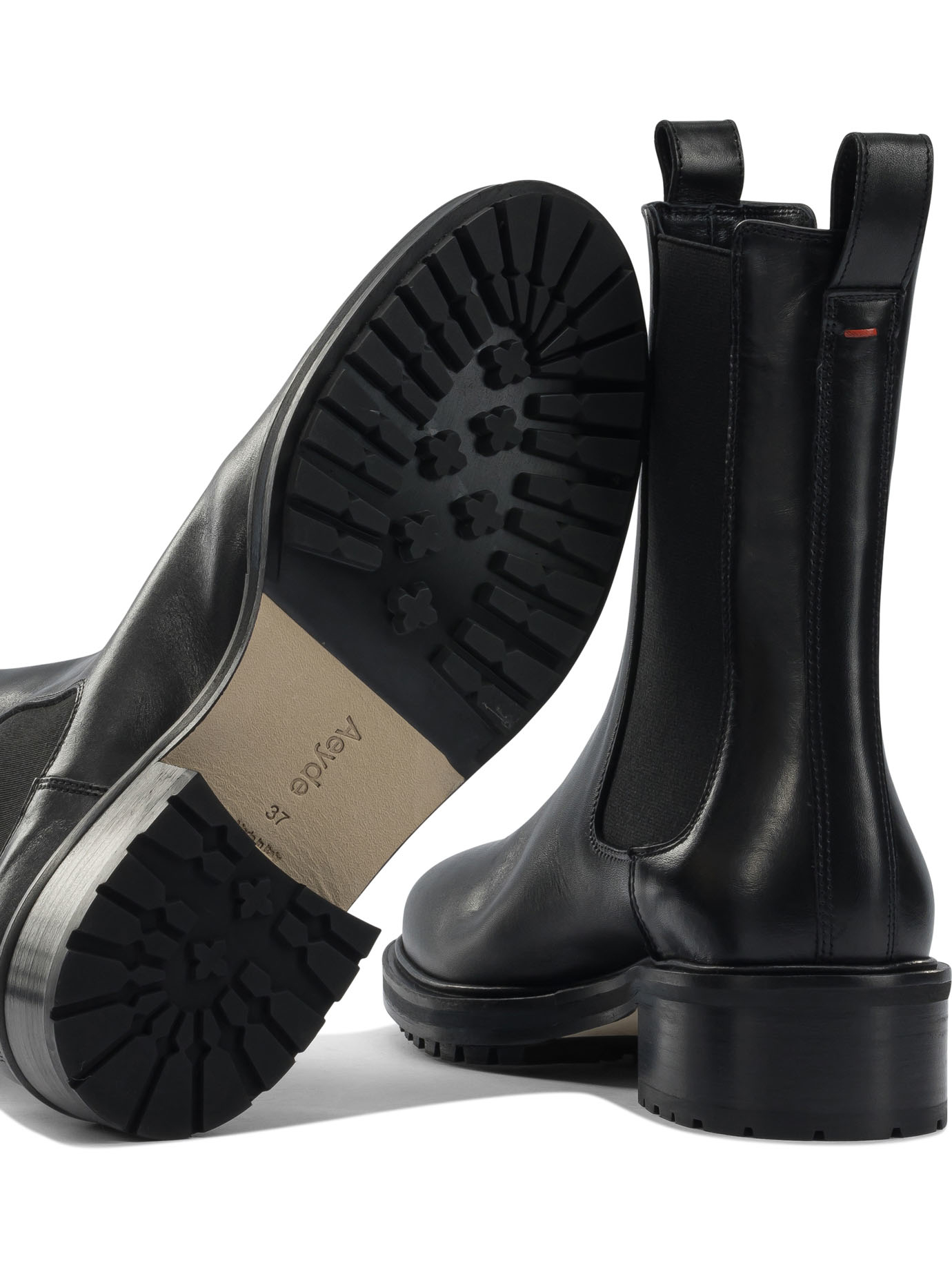 [Aeyde] Ankle Boots FW25 JACKCALF LEATHERBLACK