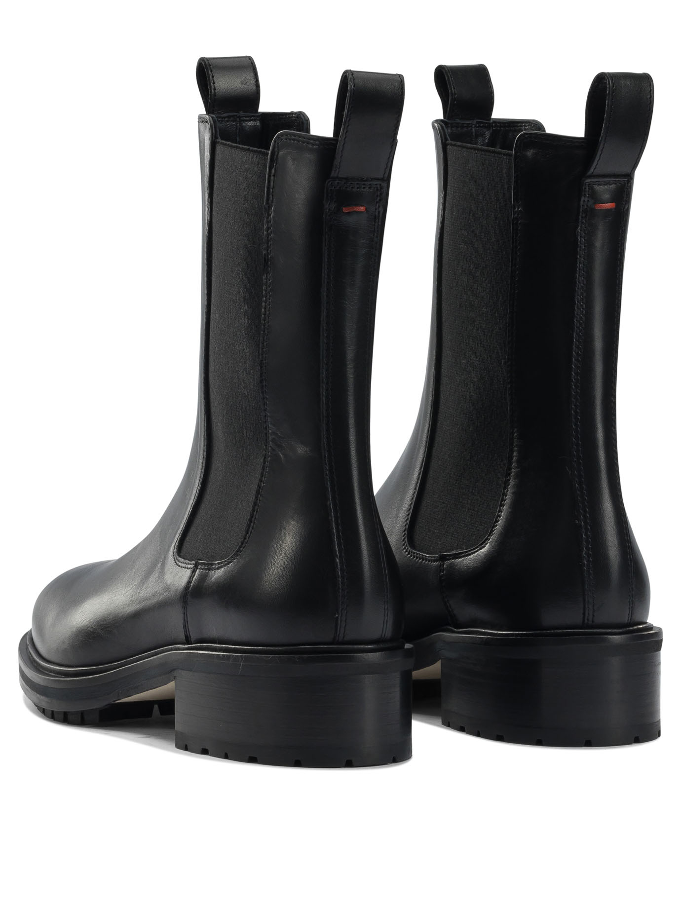 [Aeyde] Ankle Boots FW25 JACKCALF LEATHERBLACK