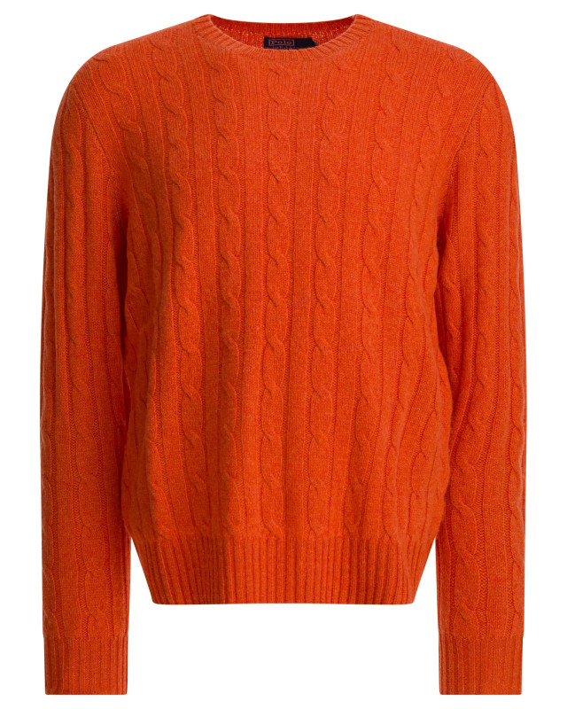 [Polo Ralph Lauren] Knitwear FW25 710876728023JAFFA ORANGE HEATHER
