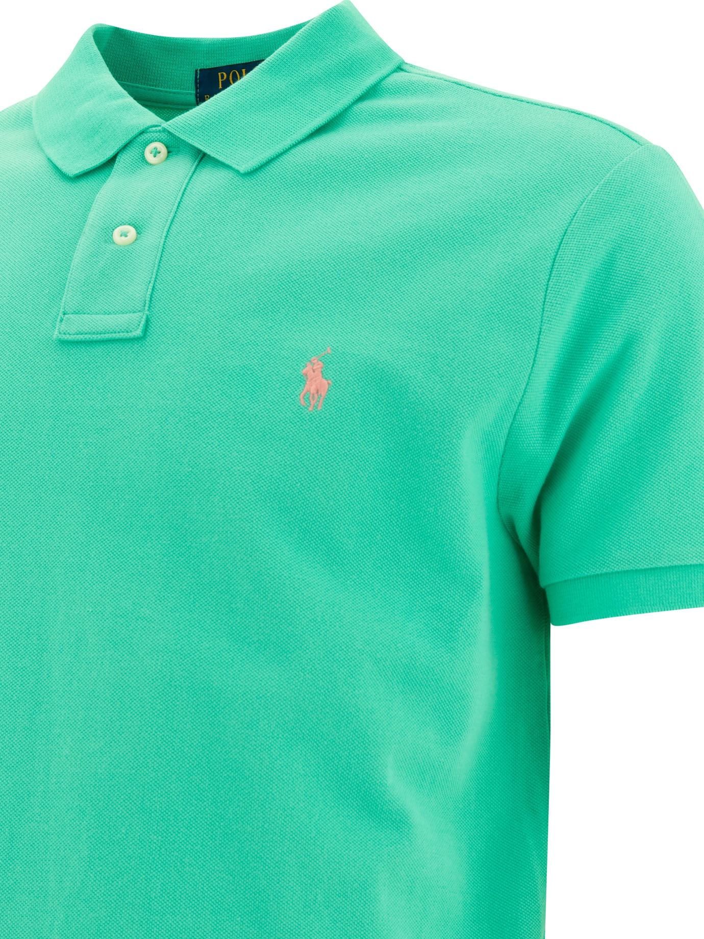 [Polo Ralph Lauren] Shirts Short Sleeve SS25 710782592018SUNSET GREEN/C3125