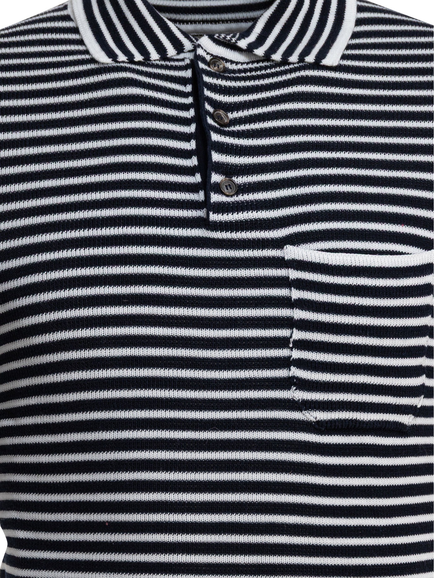 [Rakki] Shirts Short Sleeve SS25 BROADWAYBLU NOTTE-BIANCO