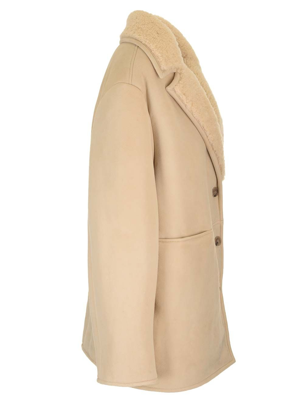 [LOULOU STUDIO] Coat FW24 CIREBOIVORY